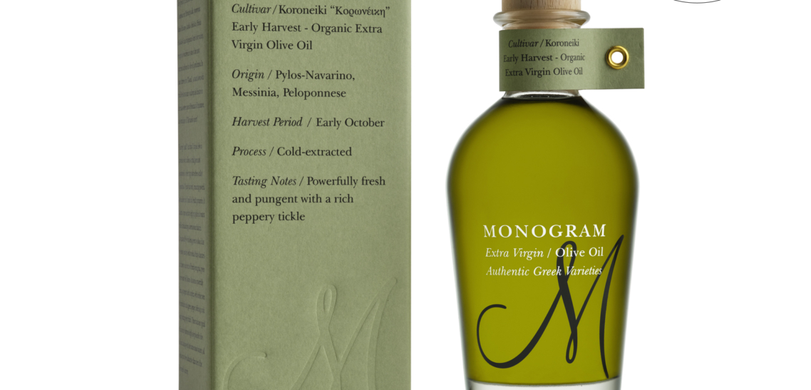 MONOGRAM-OLIVE OIL-GOLD AWARD LONDON INTERNATIONAL OLIVE OIL COMPETITION Going Gold…in London IOOC