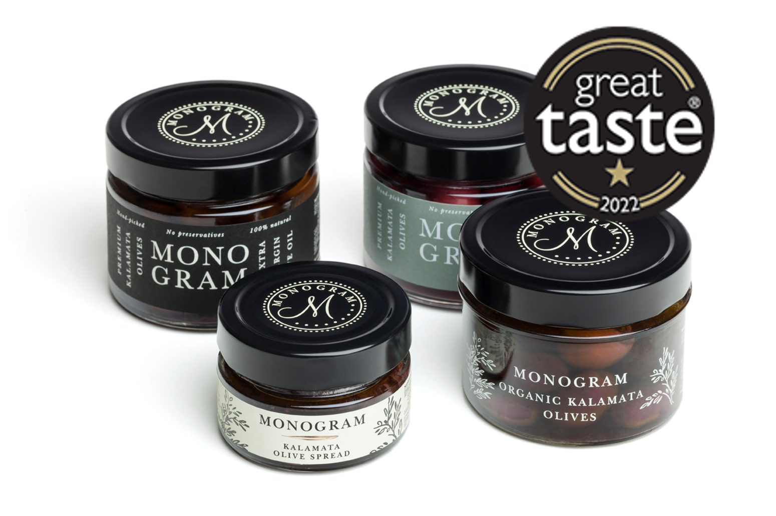 Great Taste award for our Kalamata Olives Monogram Premium Olive Products