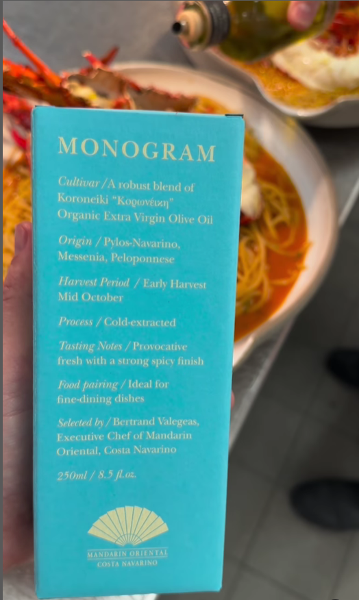 Mandarin Oriental Extra Virgin Olive Oil by MONOGRAM